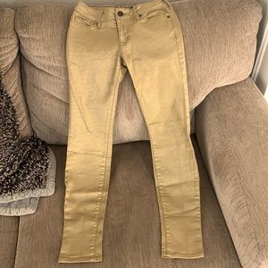 Gold Skinny Jeans